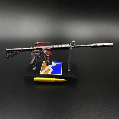 M4A1-S Night Terror Mini Metal Replica Gun for Collectible