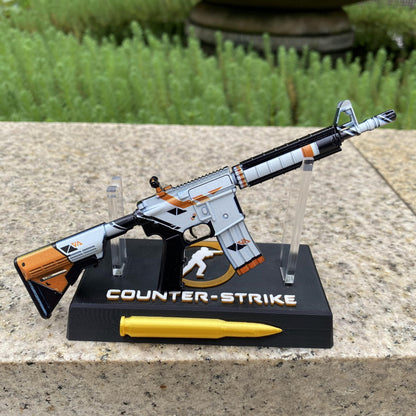 CS M4A4 Asiimov Mini Metal Replica For Collection