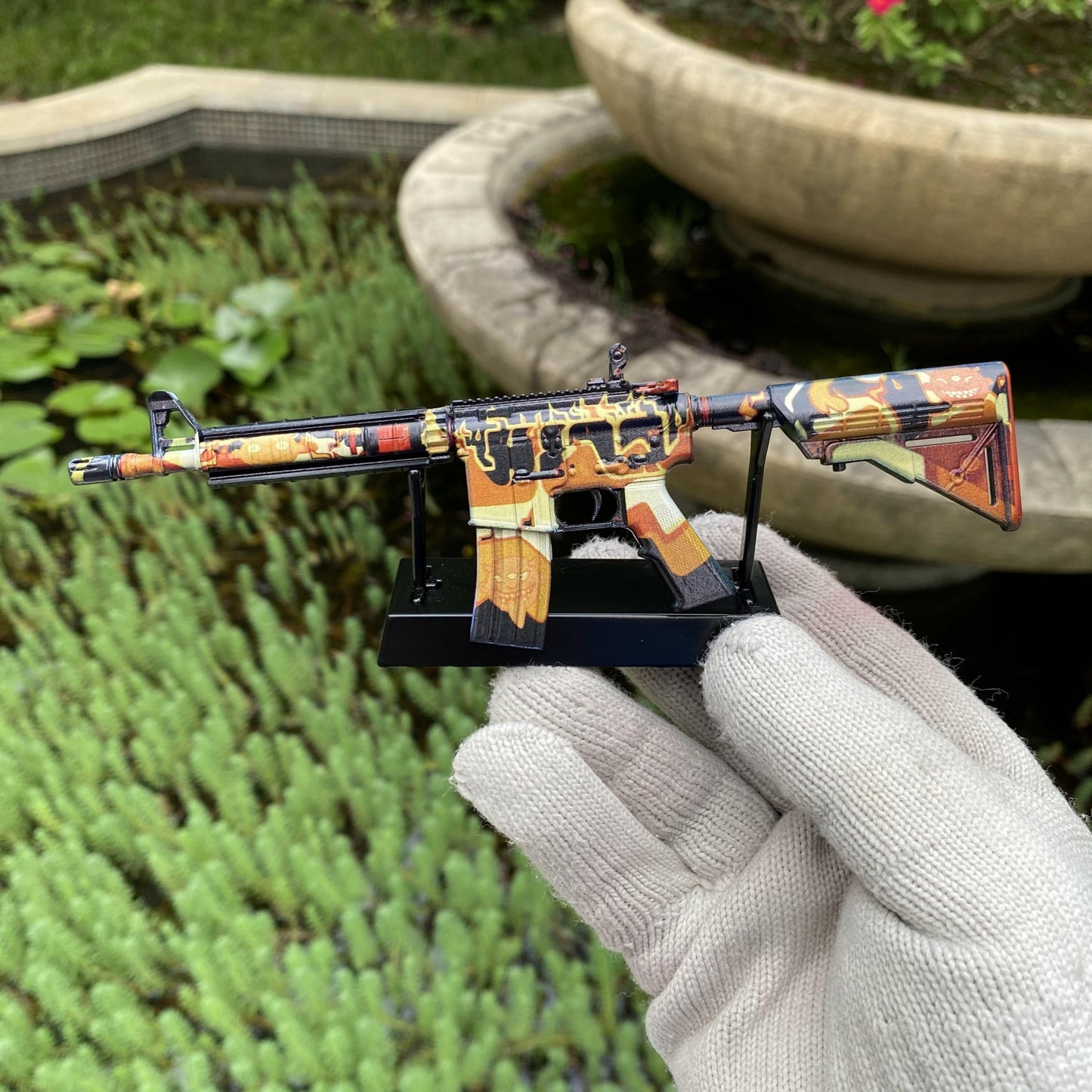 CS M4A4 Hellish Mini Metal Replica For Collection
