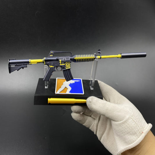 CS M4A1‑S Knight Metal Tiny Gun Replica for Collectible