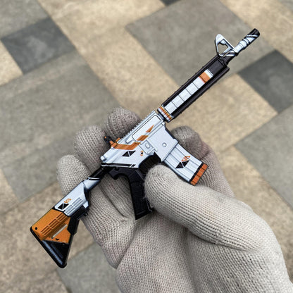 CS M4A4 Asiimov Mini Metal Replica For Collection