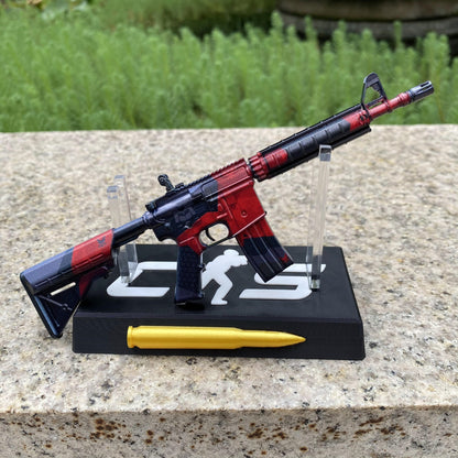 Metal Tiny CS M4A4 Evil Daimyo Gun Miniature For Collection