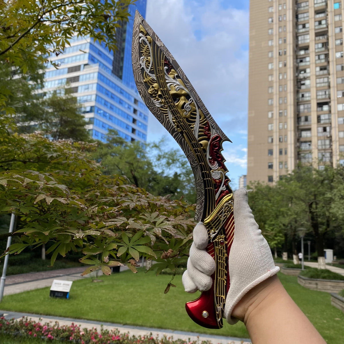 Delta Force Elegy Knives Replica 40CM/15.74" - Game Collectible Decorative Ornament