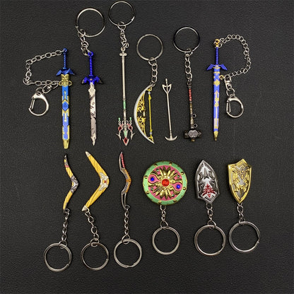 Switch Hot Game Tear of Kingdom Weapon Keychain Pendants
