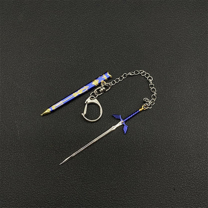 Switch Hot Game Tear of Kingdom Weapon Keychain Pendants
