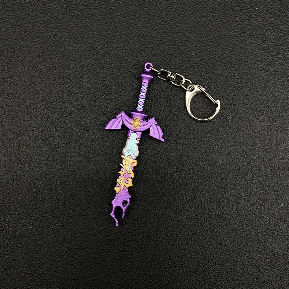 Switch Hot Game Tear of Kingdom Weapon Keychain Pendants