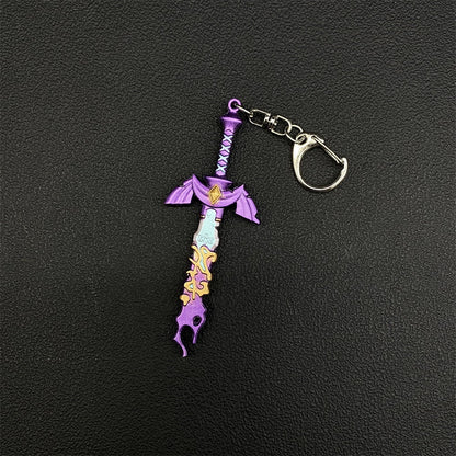 Switch Hot Game Tear of Kingdom Weapon Keychain Pendants