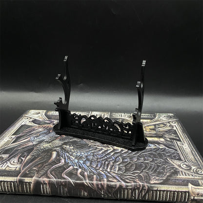 2-Layer Wooden Small Swords Weapon Display Holder