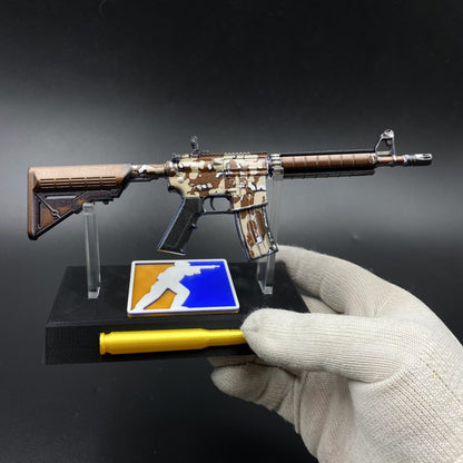 CS M4A4 Desert Storm Mini Metal Replica For Collection