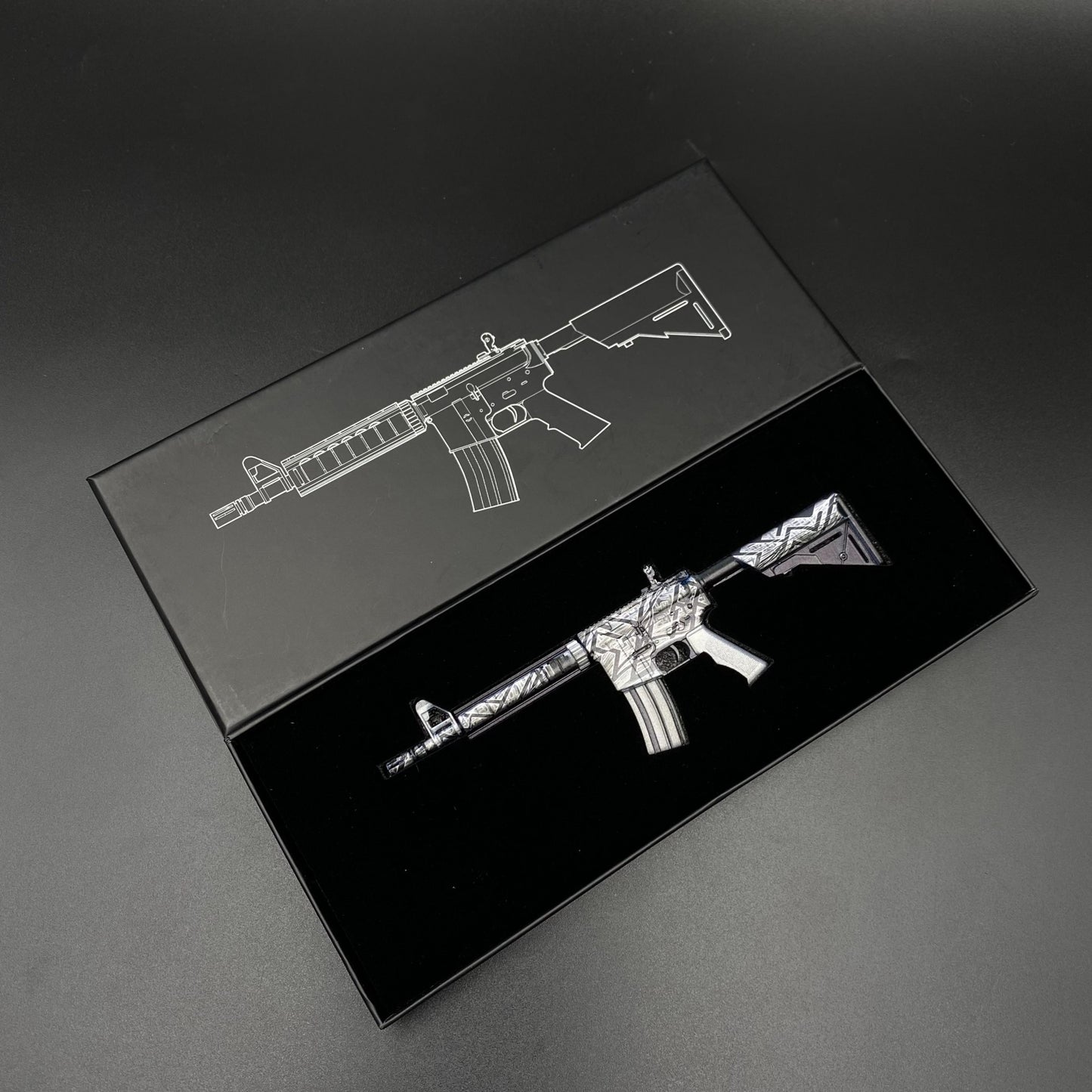 CS M4A4 Aeolian Dark Mini Metal Replica For Collection