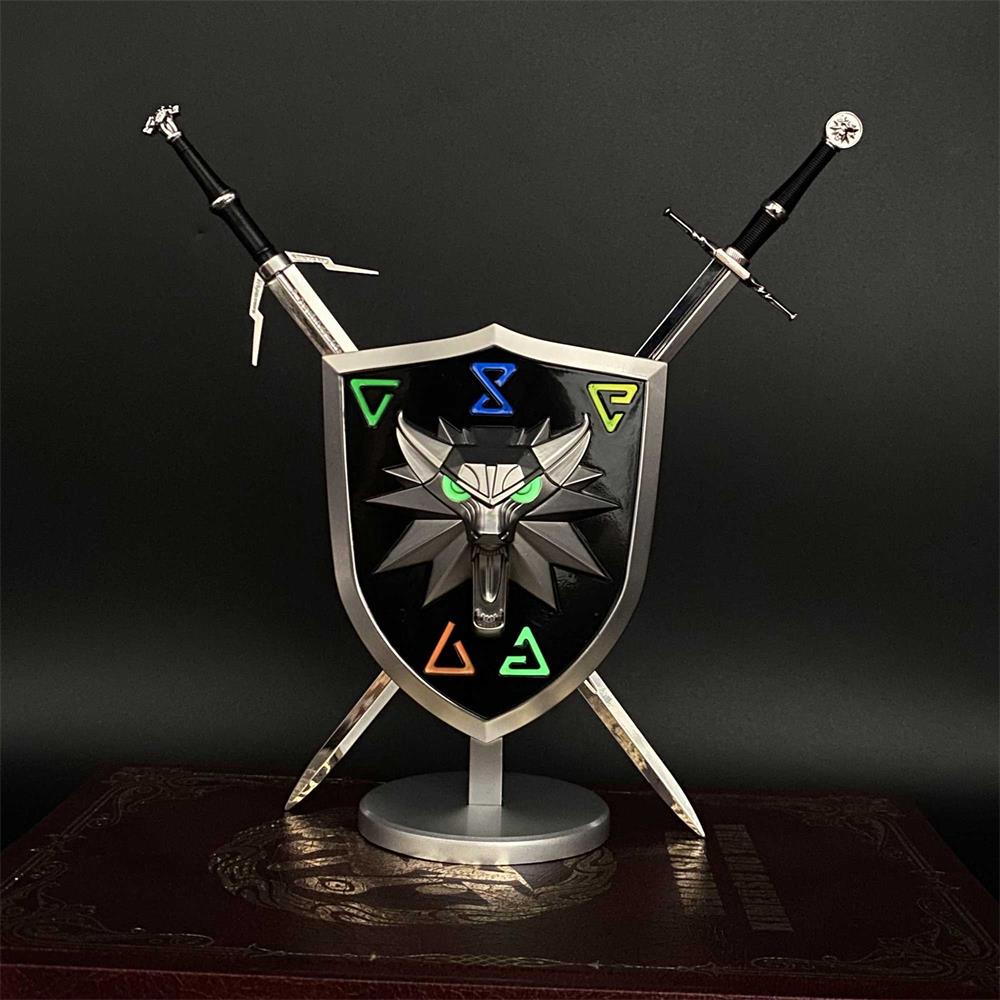 Geralt Wolf School Shield & Swords