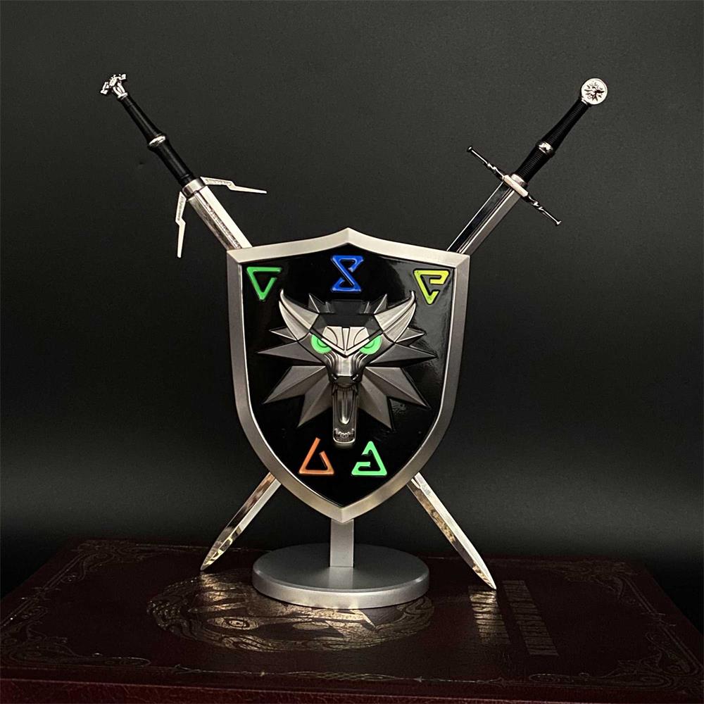 Geralt Wolf School Shield & Swords USA Only