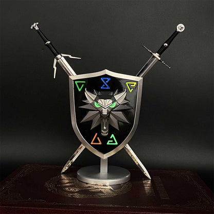 Geralt Wolf School Shield & Swords USA Only