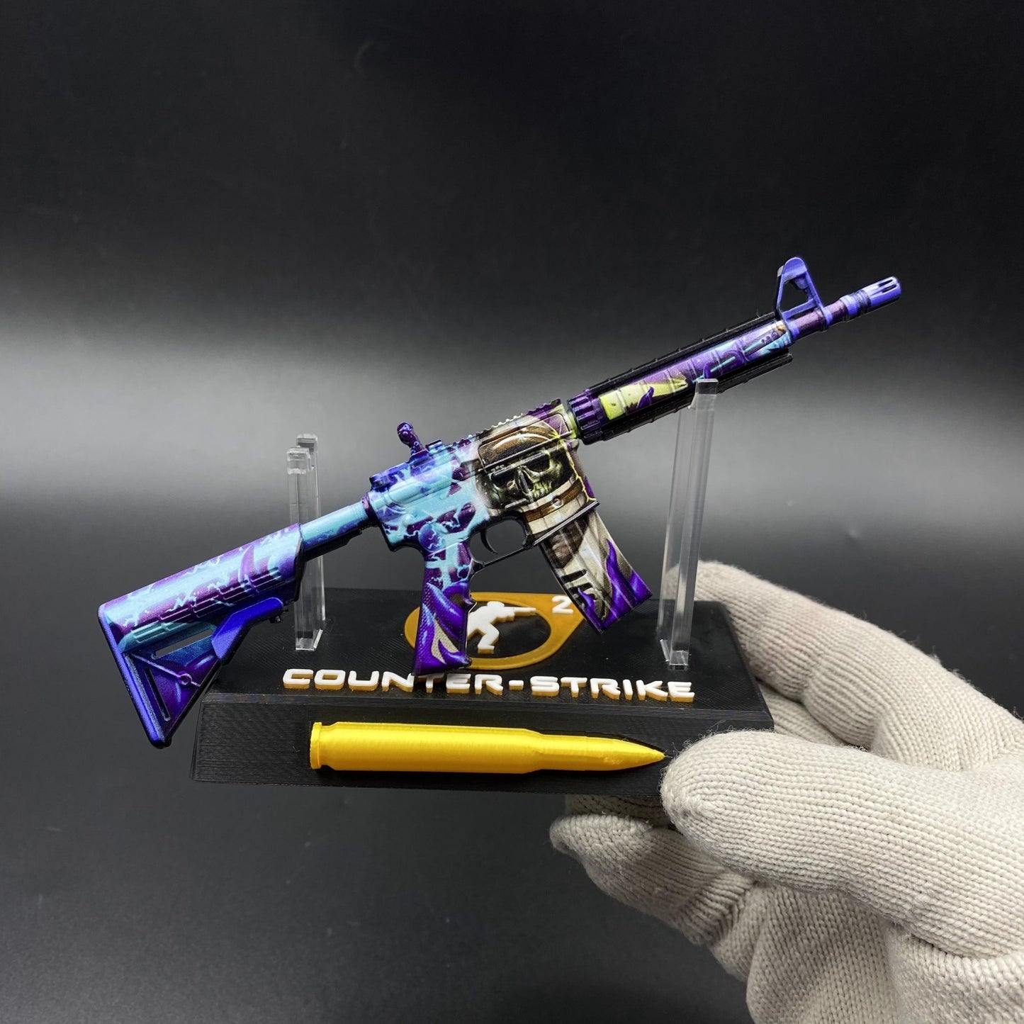 M4A4 Desolate Space Mini Metal Replica For Collection