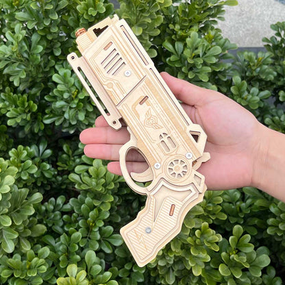 3D Wooden Rubber Band Gun Model Kit