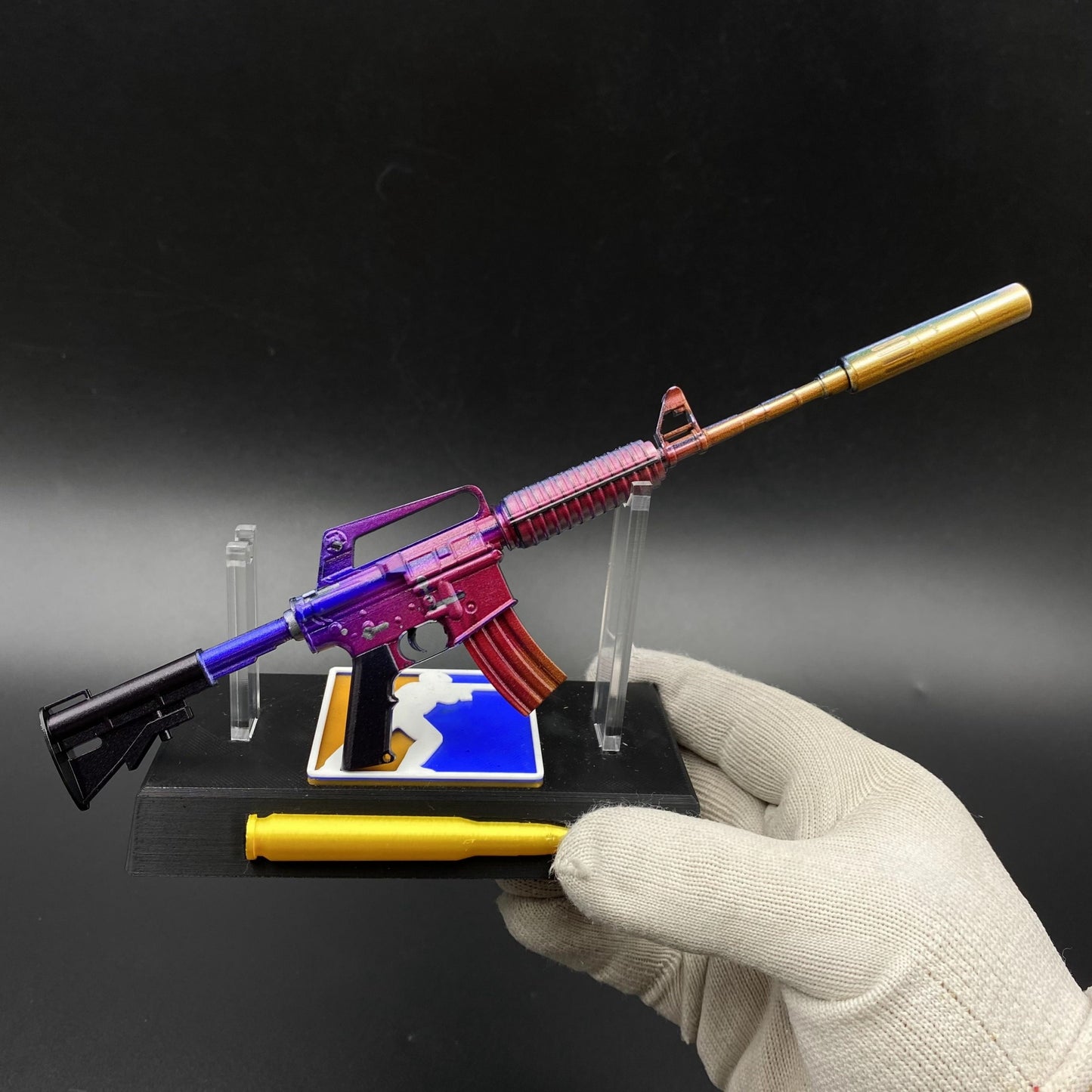 CS M4A1‑S Fade Tiny Gun Replica for Collectible