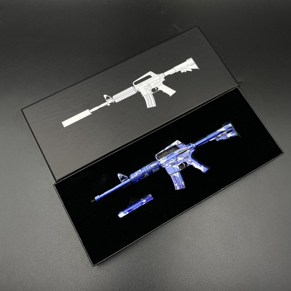 M4A1-S Bright Water Mini Metal Replica Gun for Collectible