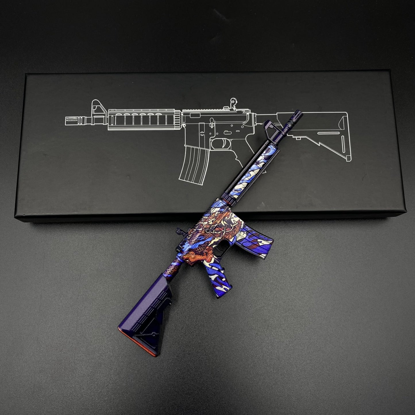 M4A4 Dragon King Mini Metal Replica For Collection