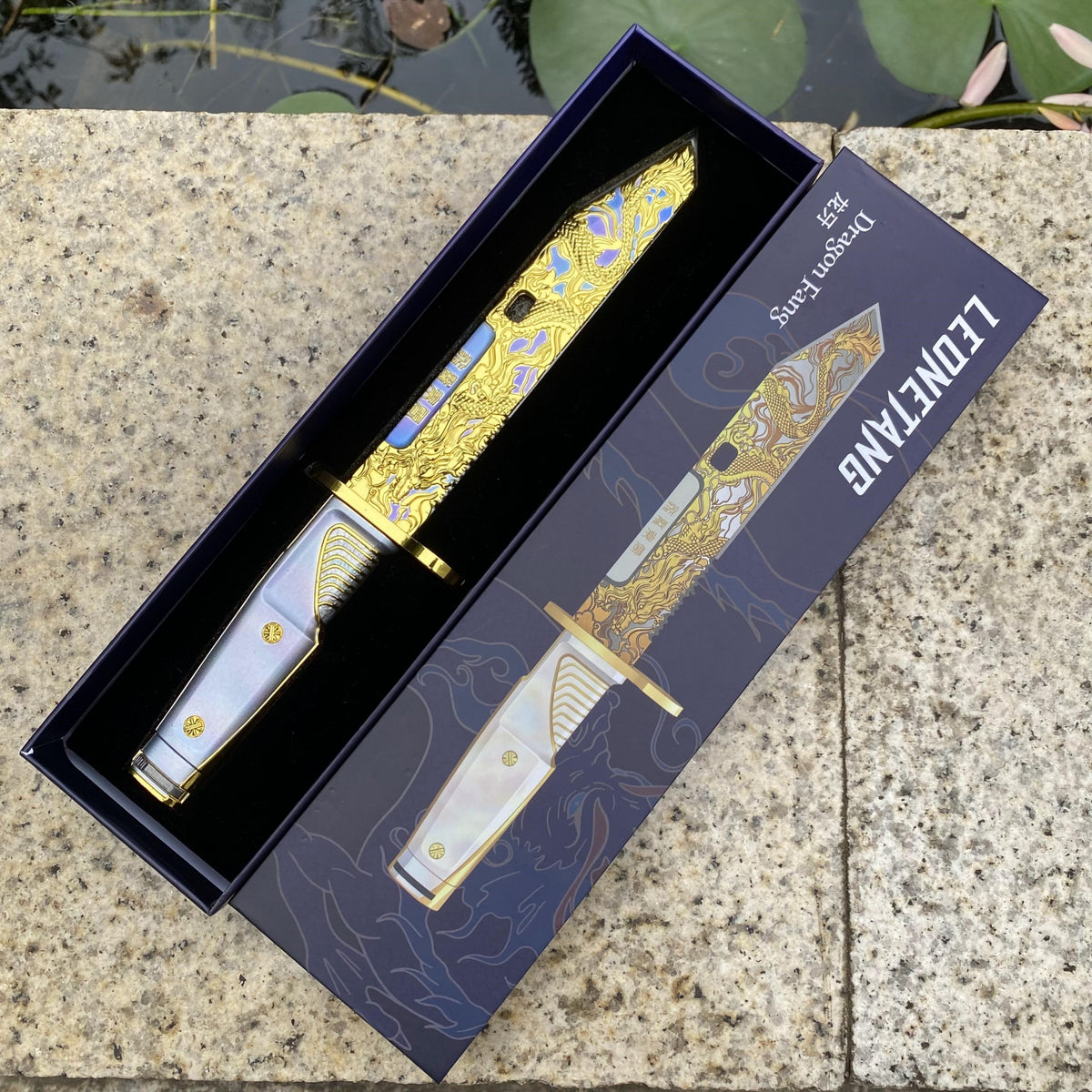 Delta Force Dragon Fang Tactical Dagger Metal Replica, Prop For Game Collection