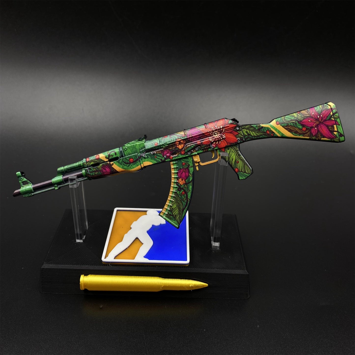AK47 Wild Lotus Metal Miniature Gun