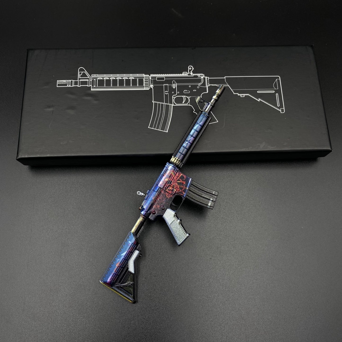 M4A4 Spider Lily Mini Metal Replica For Collection