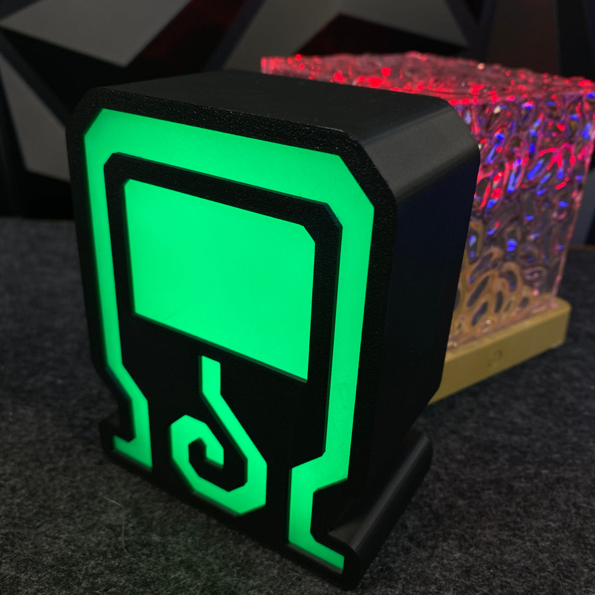 Monster Mega Potion Gamer Potion Symbol LED Night Light, 3D Printed Game Room Decor Gift