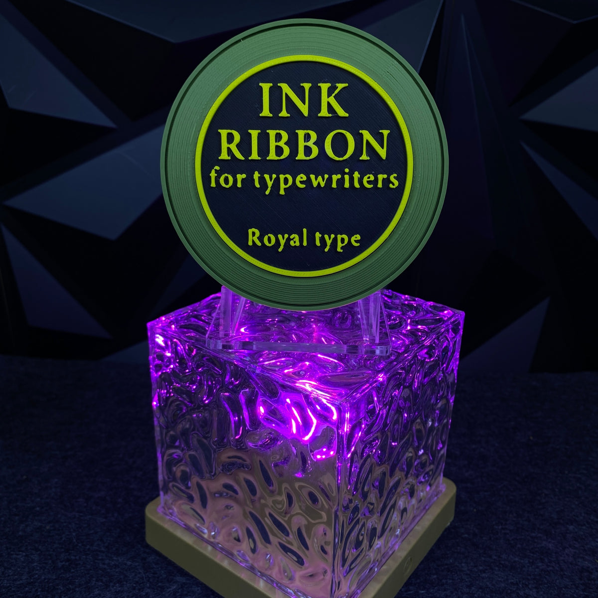RE Ink Ribbon Speaker Replica Prop, 3D Printed Horror Game Fan Art Desktop Decor, Collectible Gaming Ornament Gift