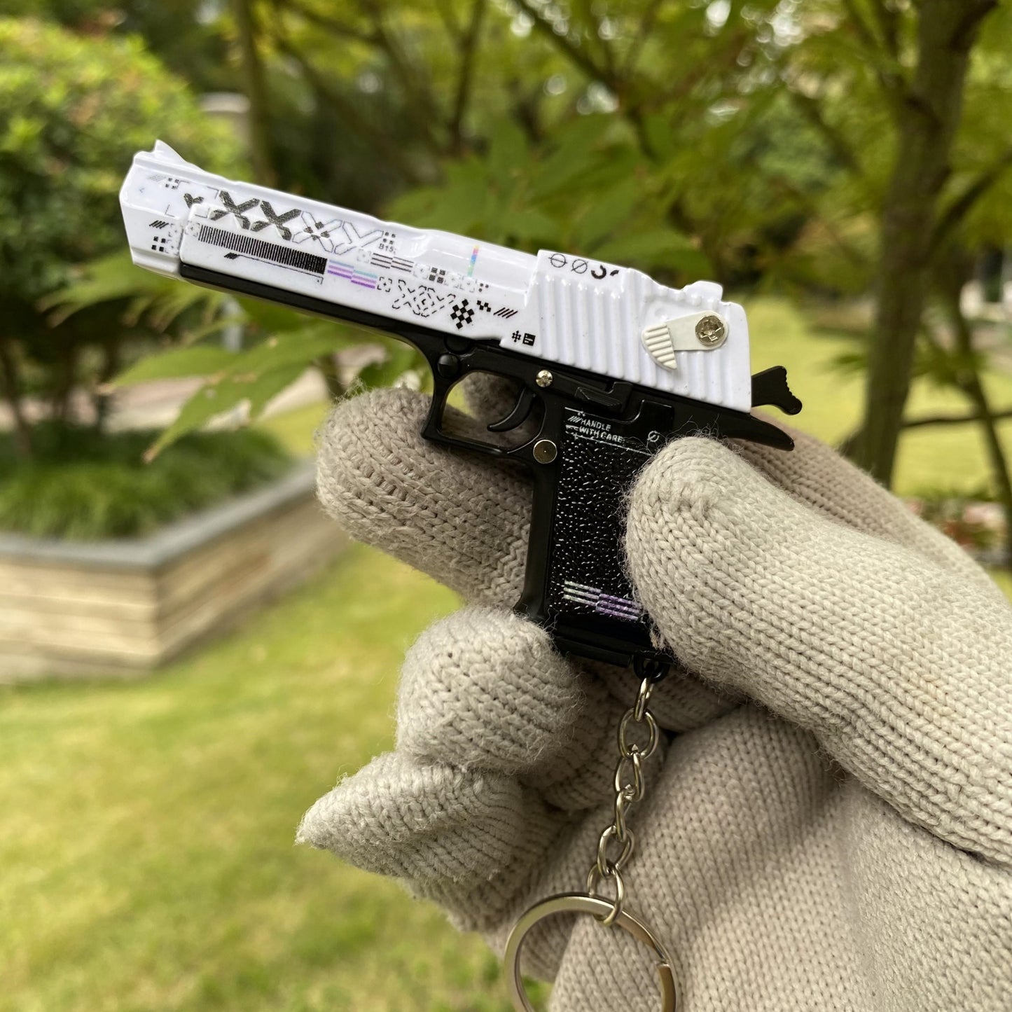 Desert Eagle Printstream mini Metal replica from Fracture Case CS2 game For Collectible
