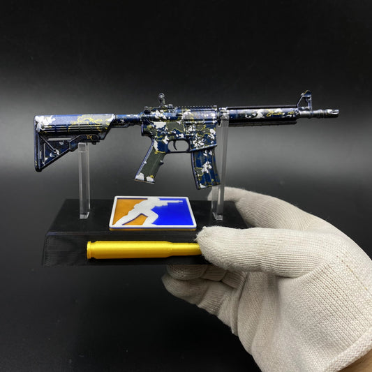 Hot Game Skin CS M4A4 Global Offensive Gun Miniature Collection