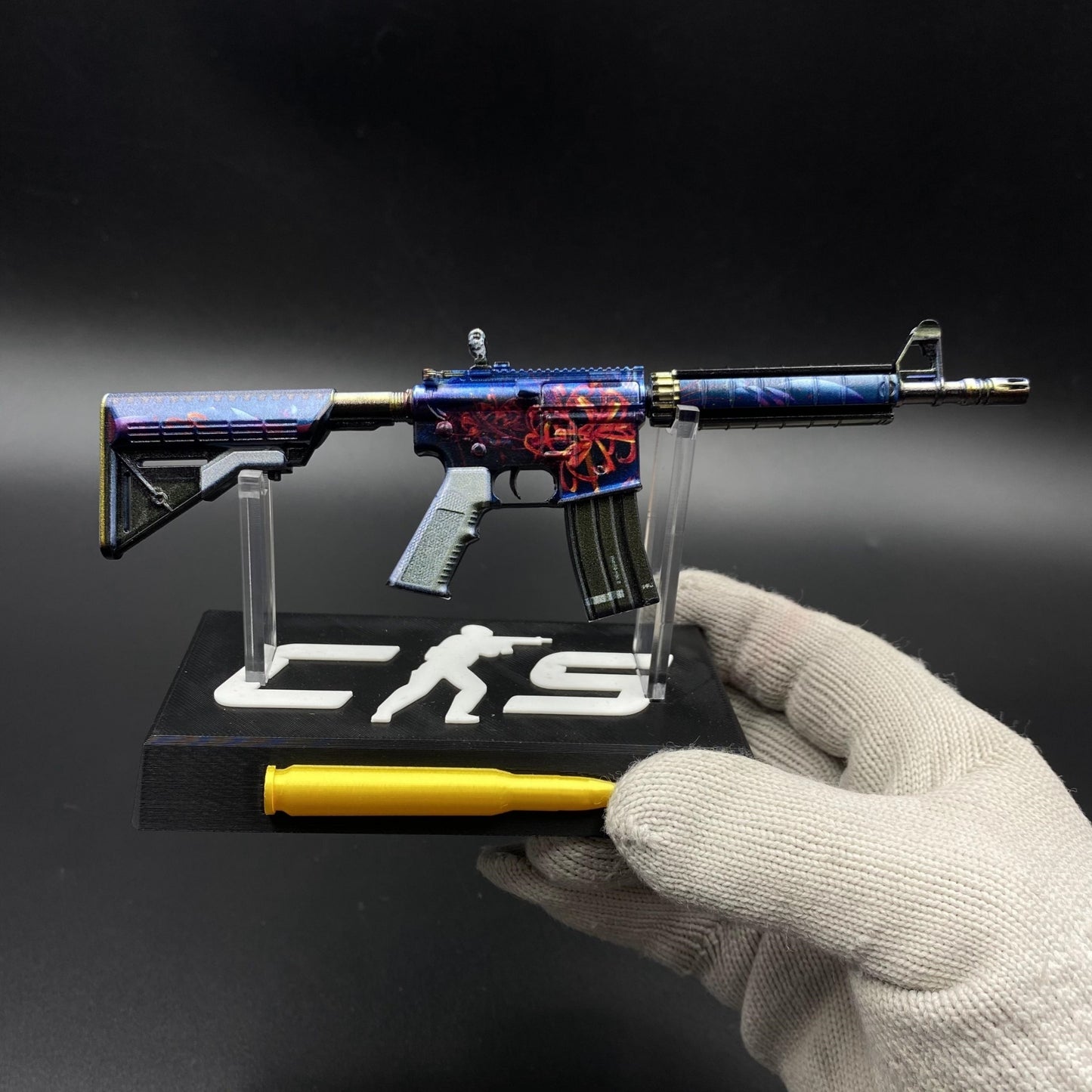 M4A4 Spider Lily Mini Metal Replica For Collection