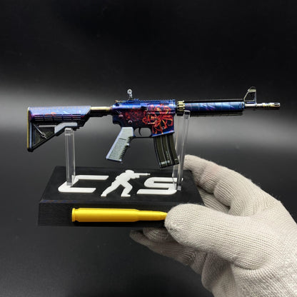 M4A4 Spider Lily Mini Metal Replica For Collection