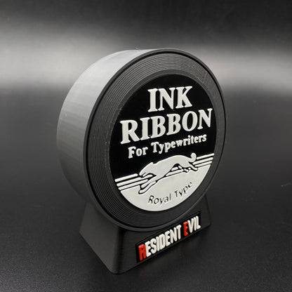 RE Ink Ribbon Speaker 3D Printed Horror Game Themed Desktop Decor Gift