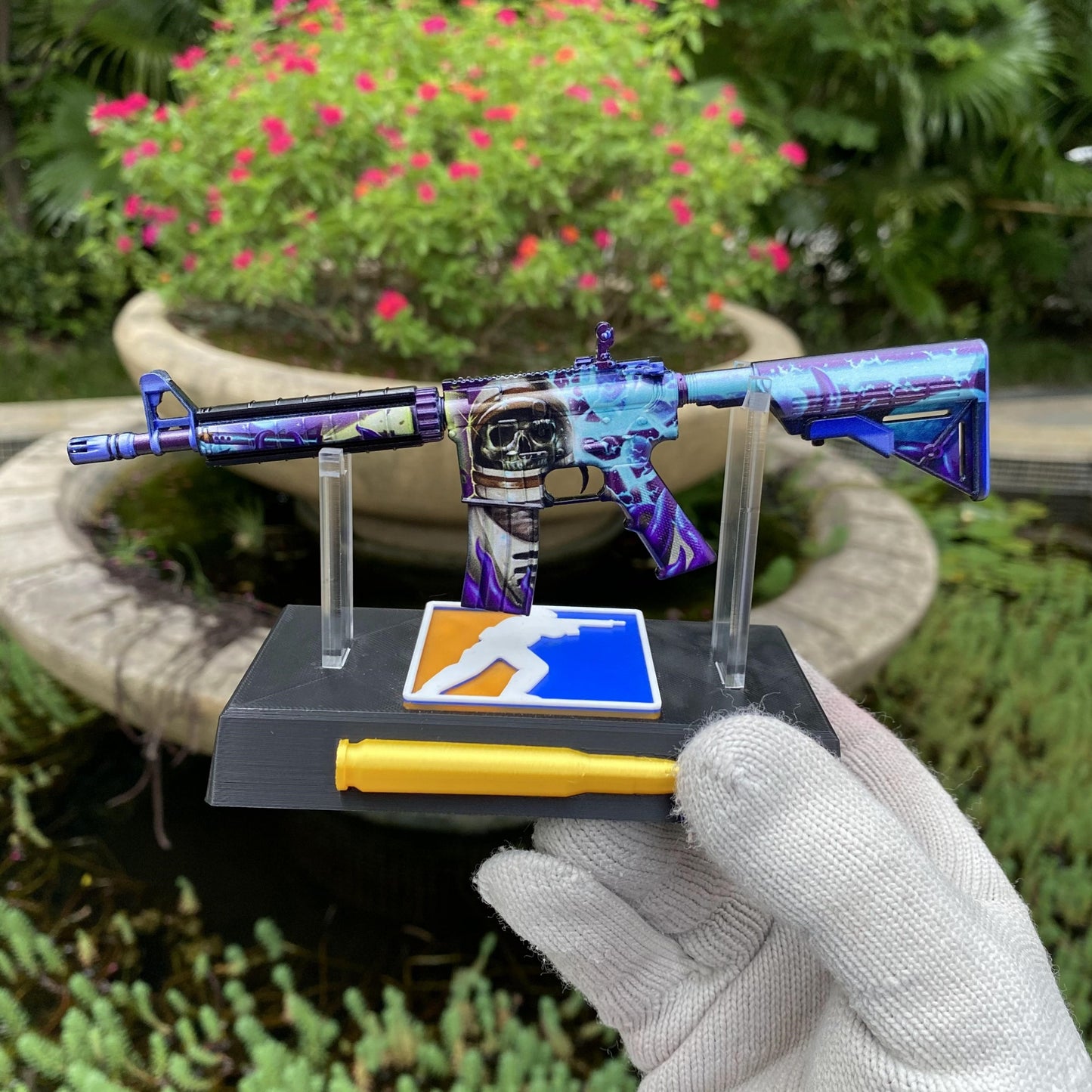 M4A4 Desolate Space Mini Metal Replica For Collection