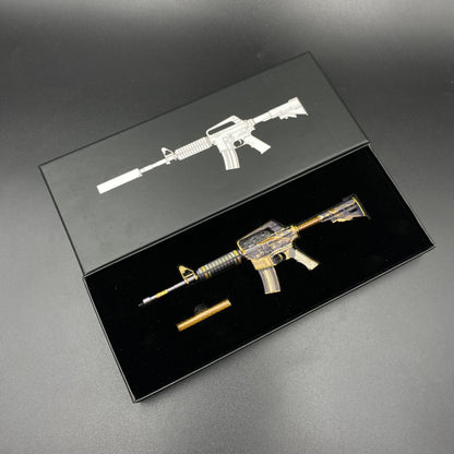 CS2 M4A1-S Golden Coil Mini Metal Replica Gun for Collectible