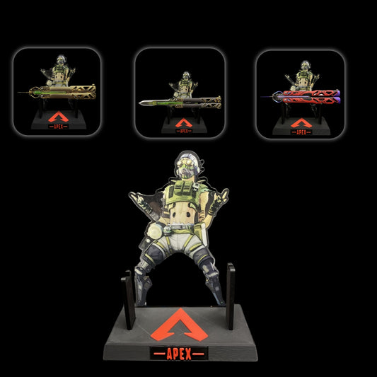 Octane Heirloom 3D Printed Display Holder With Acrylic Plate
