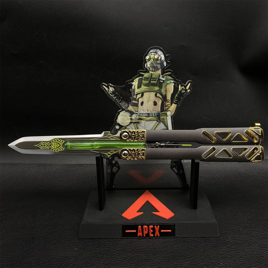 Octane Heirloom V3 Real Liquid Tube Octane Balisong Metal Replica