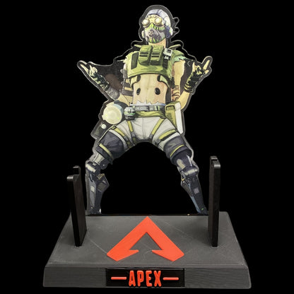 Octane Heirloom 3D Printed Display Holder With Acrylic Plate