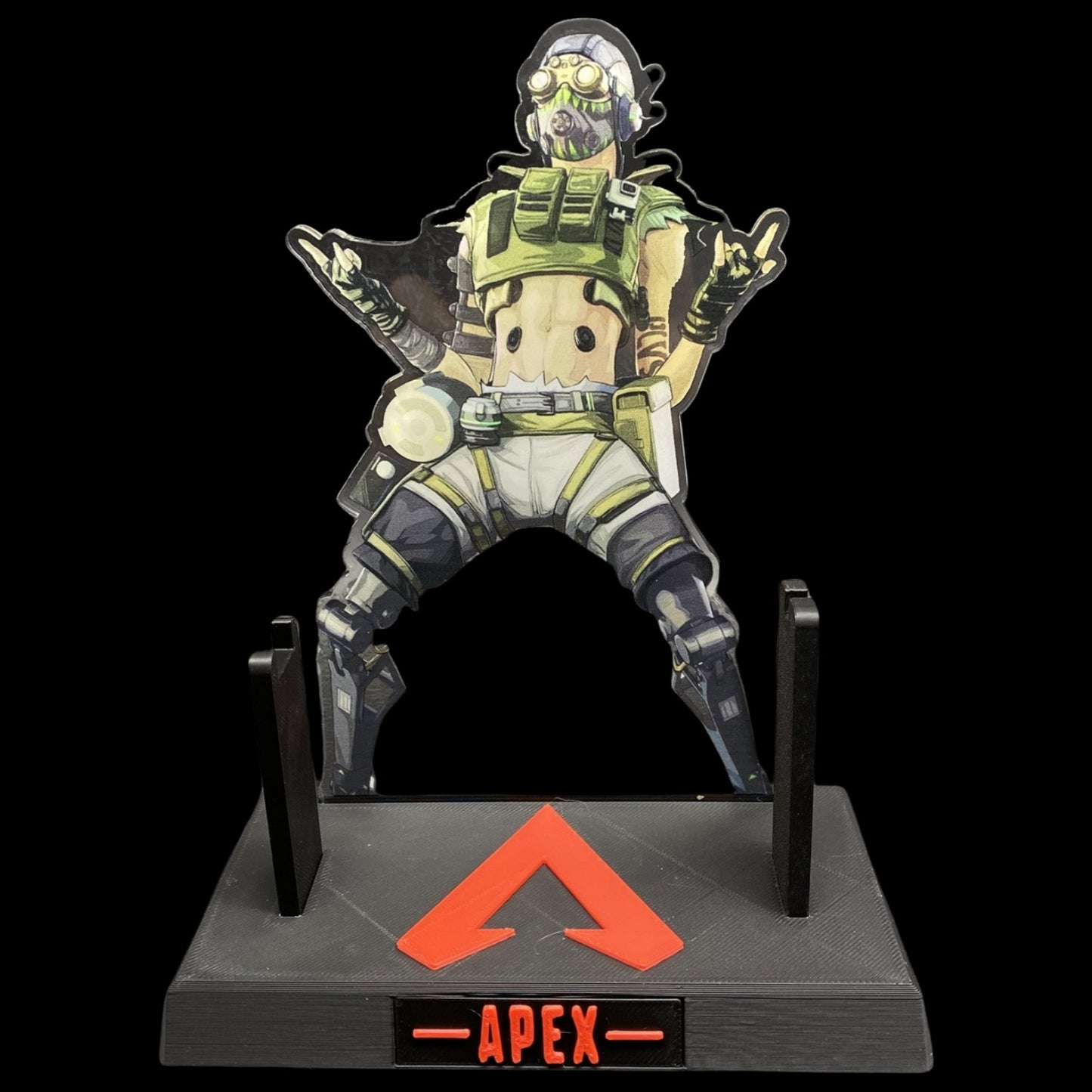 Octane Heirloom 3D Printed Display Holder With Acrylic Plate