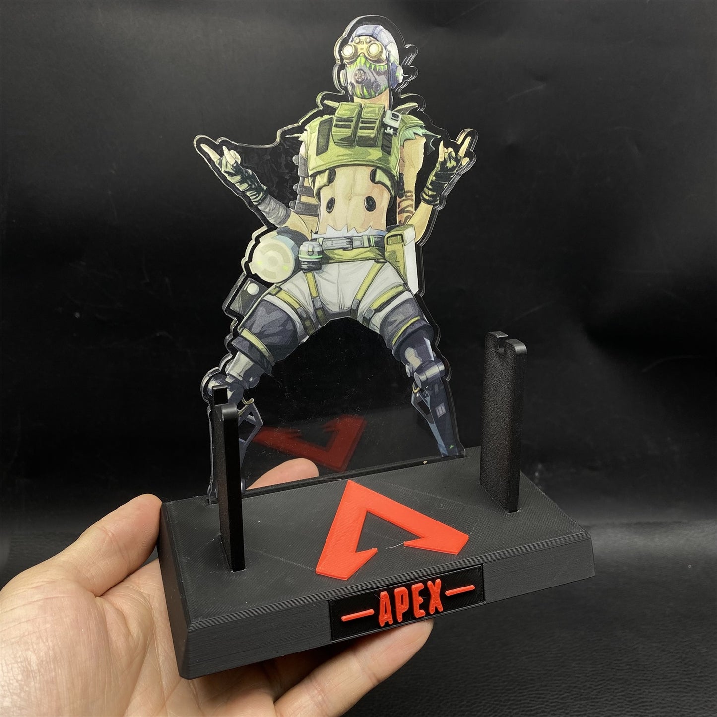 Octane Heirloom 3D Printed Display Holder With Acrylic Plate