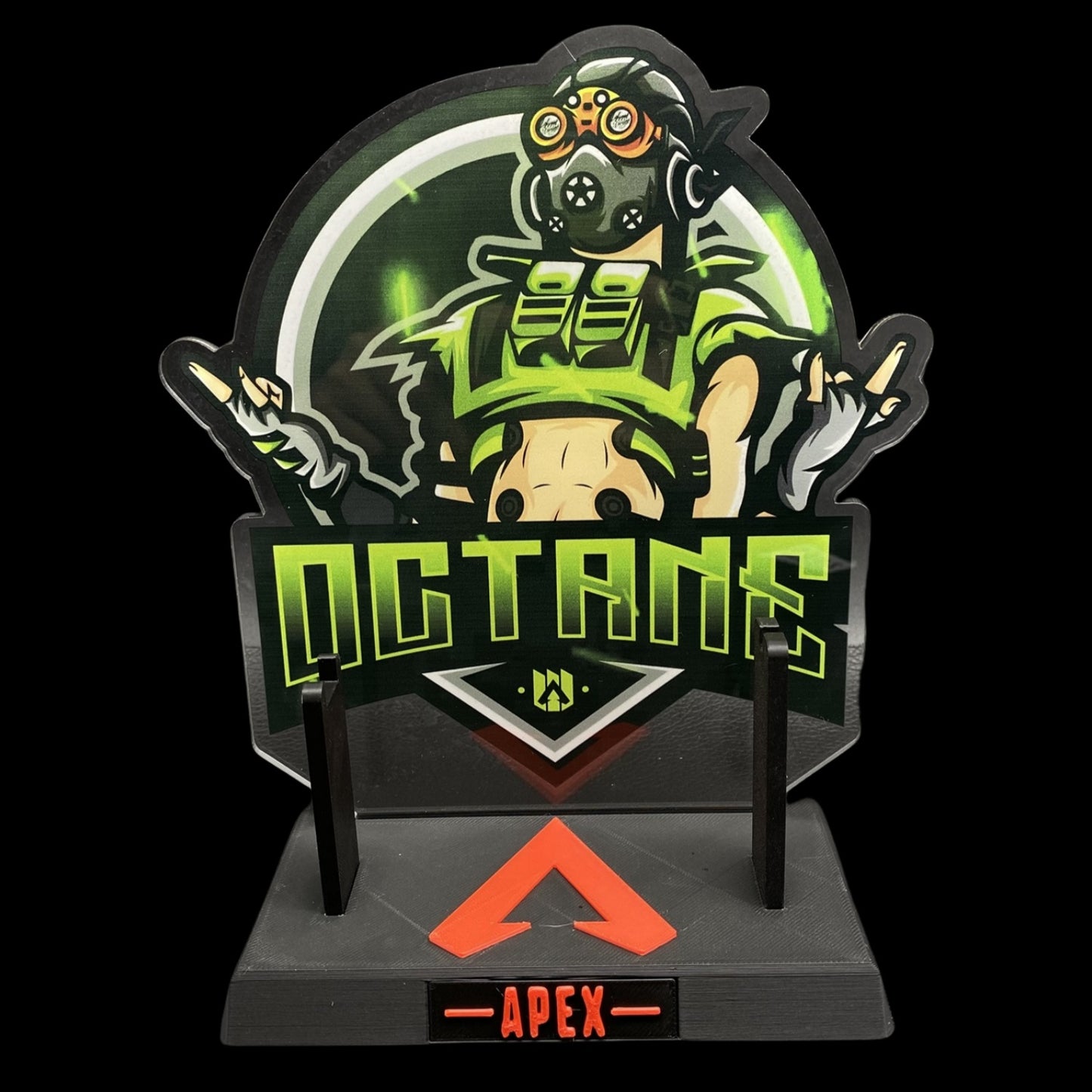 Octane Heirloom 3D Printed Stand With Acrylic Plate