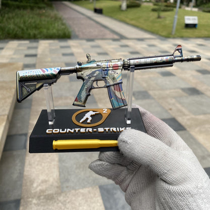Metal Tiny CS Eye of Horus Gun Miniature For Collection