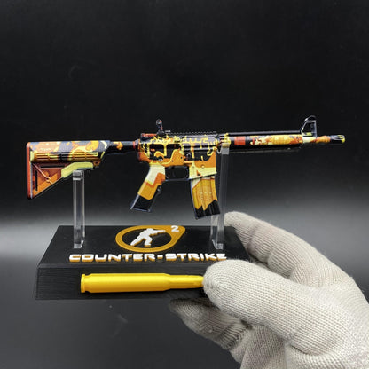 CS M4A4 Hellish Mini Metal Replica For Collection