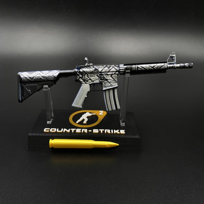 CS M4A4 Aeolian Dark Mini Metal Replica For Collection