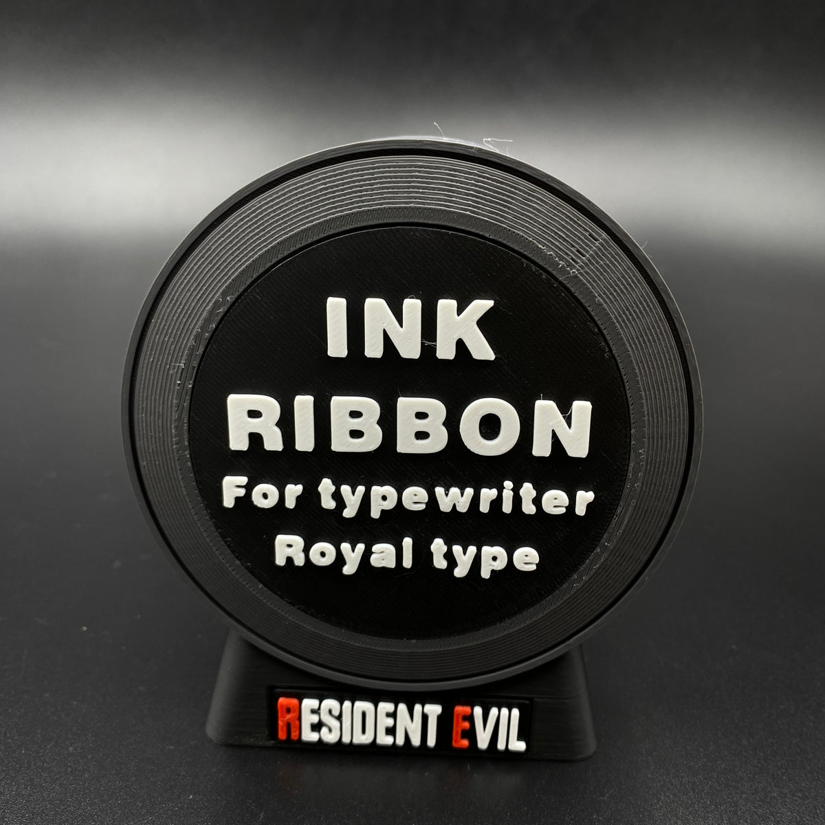 RE Horror Game Ink Ribbon 3D Printed Shape Speaker, Gaming Room Decor Fan Collectible