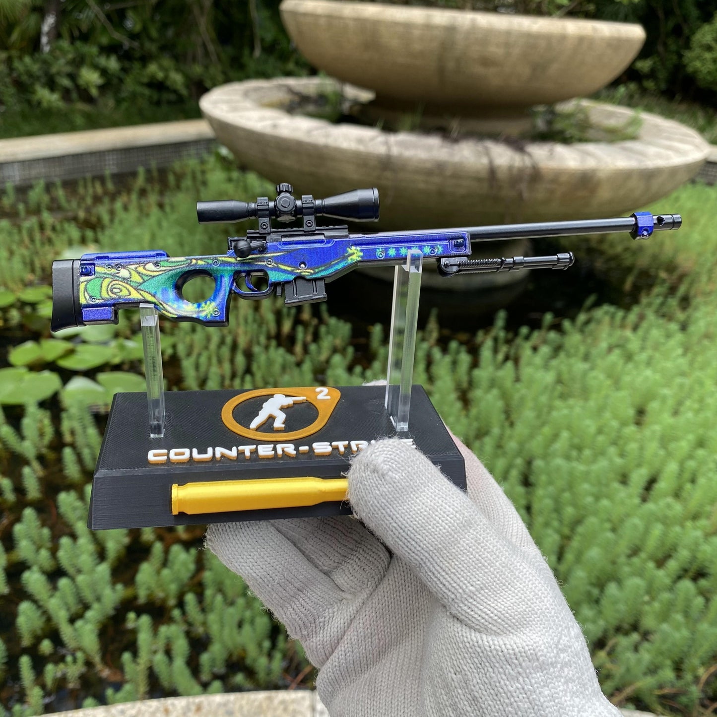 CS Tiny Gun Corticera AWP Metal Miniature For Collection