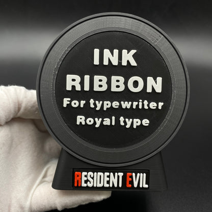 RE Horror Game Ink Ribbon 3D Printed Shape Speaker, Gaming Room Decor Fan Collectible
