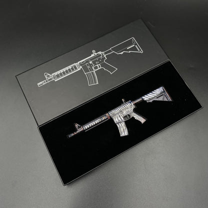 CS M4A4 Zubastick Miniature Gun Metal Replica Rifle Game Fan Collectible Gift