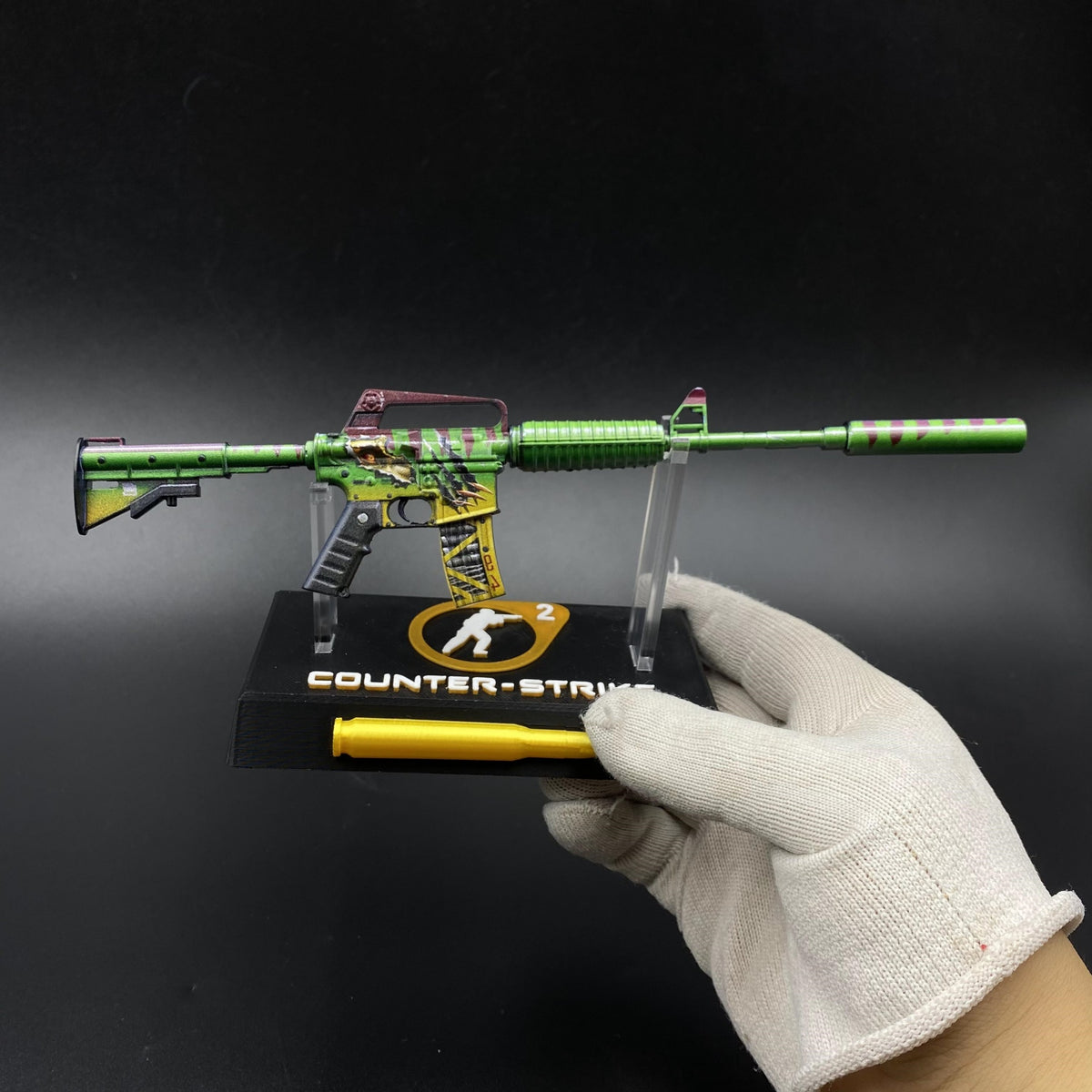 CS M4A1‑S Emphorosaur-S Metal Tiny Gun Replica for Collectible