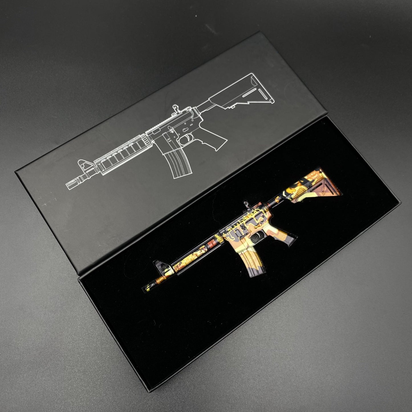 CS M4A4 Hellish Mini Metal Replica For Collection