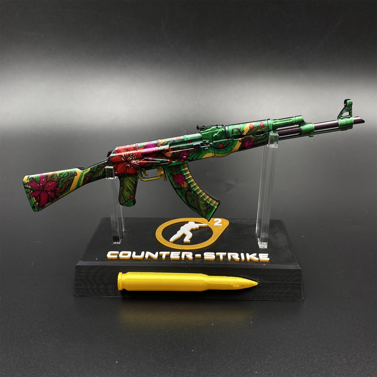 AK47 Wild Lotus Metal Miniature Gun